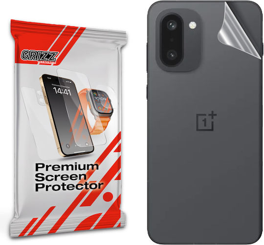 Grizzglass Satinskin Protective Back Film Compatible Oneplus 15r Transparent