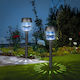 Mercaton Solarleuchte mit Fotowiderstand IP44 7,5x7,5x40cm