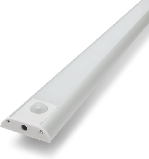 Lampă Solară 9W 490lm Alb Natural 4000K cu Senzor de Mișcare și Fotocelulă 60x4cm