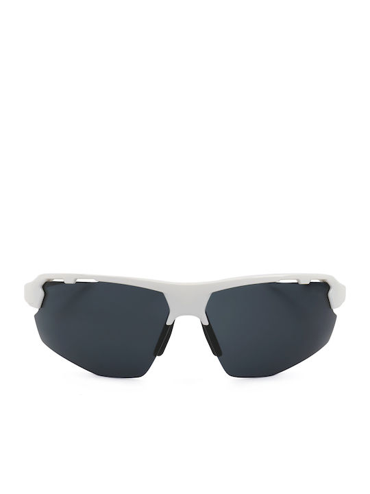 Smith Unisex Γυαλιά Ηλίου με Λευκό Σκελετό και Μαύρο Φακό
