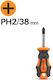 Dwarf Cross Screwdriver Size PH2x38mm