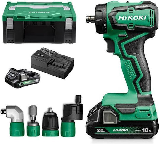 Hikoki Drill Driver Battery Brushless 18V 2x2Ah DS18DDQ