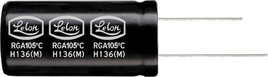 Electrolytic Capacitor Vertical 10uF 25V 105°C 5x11 Rga Lelon Piece
