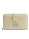 Large Women's Silver Wallet