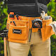 Professional Leather Tool Belt 9 Pockets Swivel Hammer Holder Tape Measure Holder