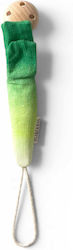 Oli&Carol Pacifier Clip Fabric Green