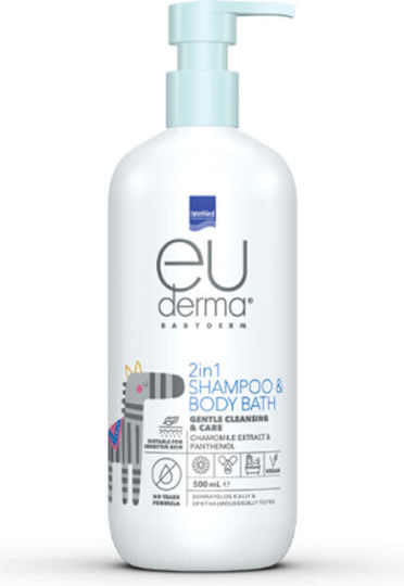InterMed Kids Shampoo & Bubble Bath Babyderm in Gel Form 500ml