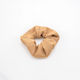 Soft Hair Scrunchie Does Not Break Hair Beige
