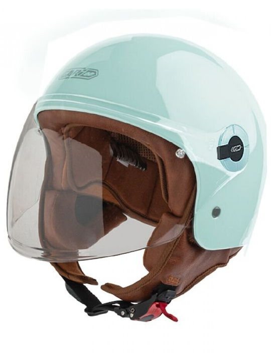 Garibaldi G11 Light Green Κράνος Μηχανής Jet ECE 22.06 1100gr