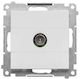 Simon 55 Single Tv Antenna Socket Modul Individual Installations Light Grey Matt Tak1.01/114