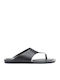Genius Combo A Leather Women's Flat Sandals Black