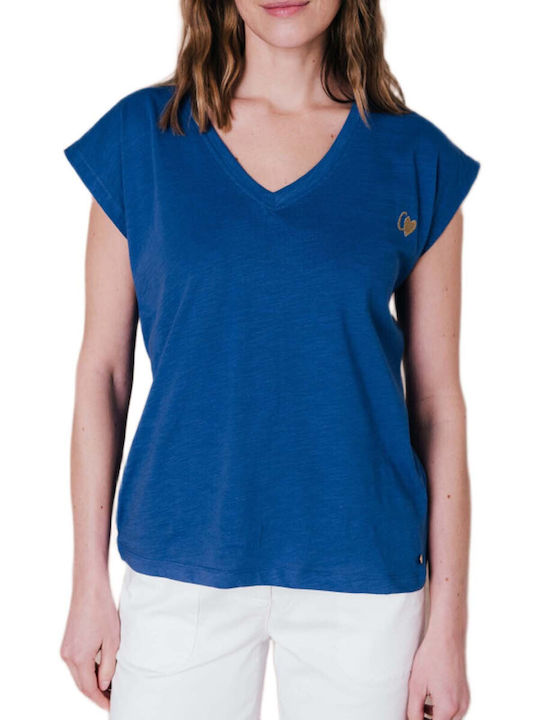 Women's T-shirt Indigo Blue