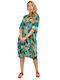 Summer Midi Dress Green
