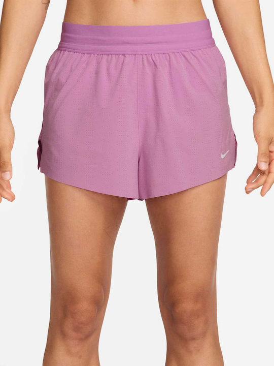 Nike Women's Activewear Shorts Dri-Fit Purple