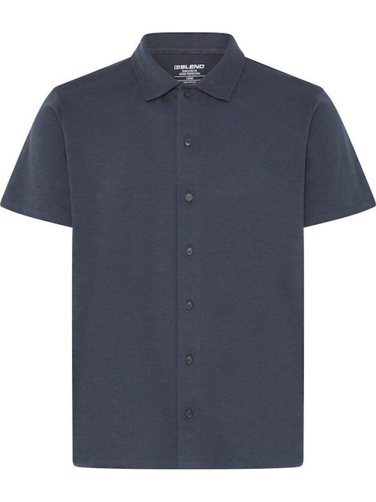 Blend Short Sleeve Cotton Shirt In Regular Fit ...