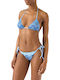 Marielle Bikini Slip Mit Schnürung Hellblau