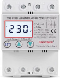 Sinotimer Relee de Fază Putere 50A cu Tensiune 380V