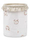 Sensillo Children's Storage Basket Made of Fabric Beige