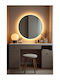 SteweHome Кръгло Огледало За Баня LED 60x60cm Бял