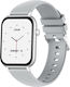 Colmi C28 Smartwatch mit Herzfrequenzmesser Silber