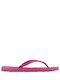 Glitter Damen Zehentrenner in Fuchsie Farbe