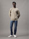Men's Elastic Jeans Pants with Slim Tapered Fit Blue