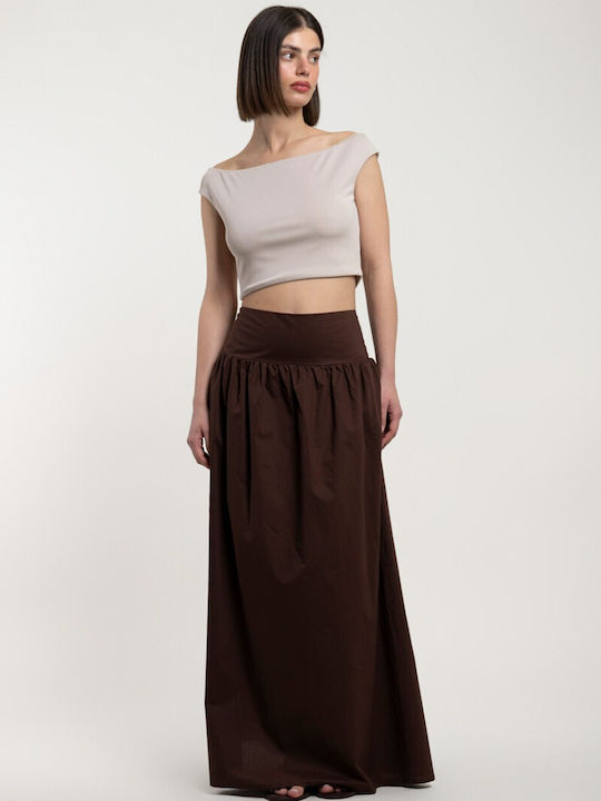 Cloche Brown Skirt