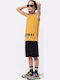 Kids Set with Shorts Summer 2 Pieces Yellow