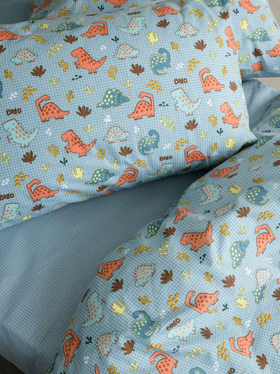 Sunshine Сет Единични Спални Комплекти с Ластик Памучни Cotton Feelings 54 165x270см 3 Бройки