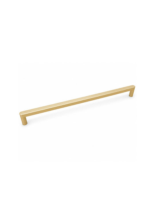 Finetto Möbelgriff aus Metall Gold Mat mit Lochabstände 320mm 256-LKBE7320GO