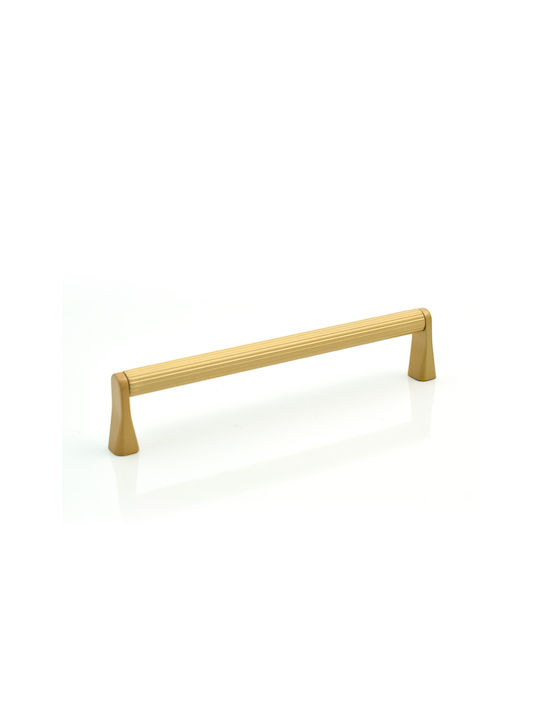Conset Furniture Handle from Metallic and Zamak Material Matte Silver with Hole Centers 236mm C1539-224S26S26