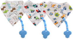 Lorelli Blue Elephants Bandana Fabric with Hoop...