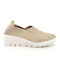 Anatomic Women's Leather Beige Slip-Ons