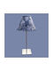 Oxygen Table Lamp for E27 Fitting with Gray Shade and Base