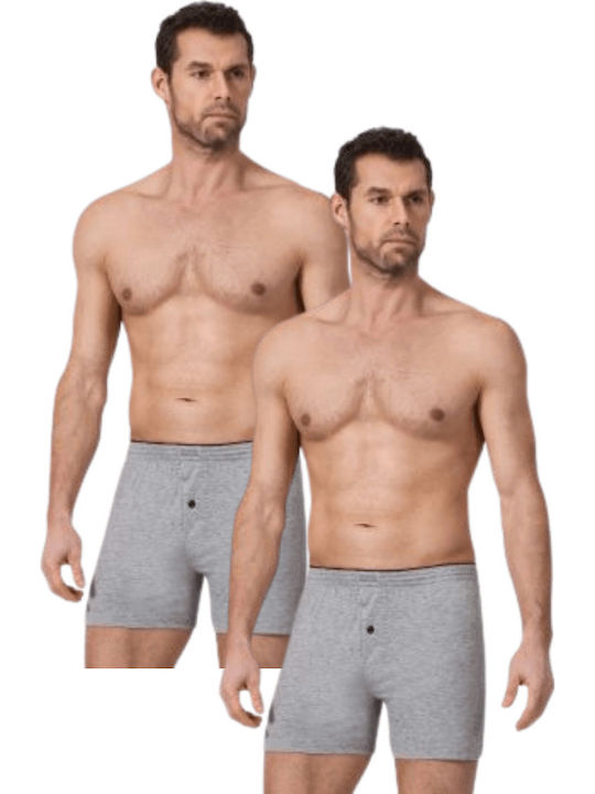 Мъжки Боксерки Сиви 2Pack