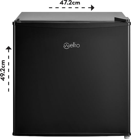 Wellio Мини Бар 86л Височина 49.2xШирина 47.2xДълбочина 45см Черен MNB-BK