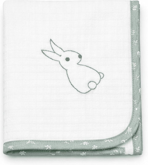 Baby Star Kukoutsaki Swaddle Blanket Verde 80x80 cm