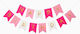 Розова И Фуксия Светлинна Гирлянда Happy Birthday