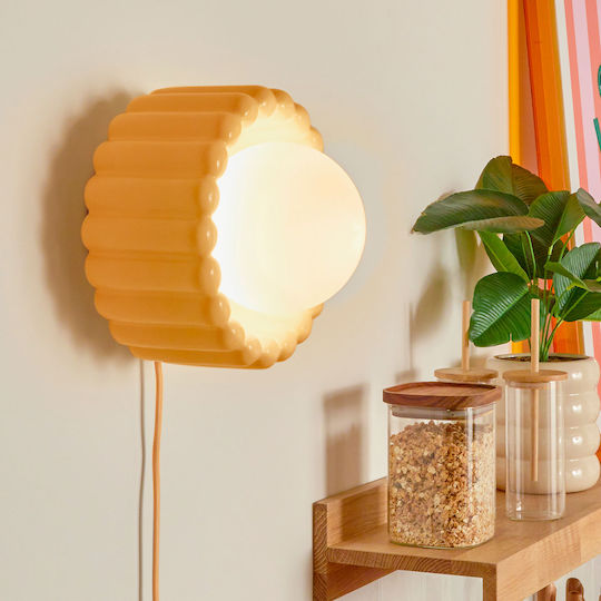 Wandleuchte Mit Stecker Gelbe Wandleuchte Mit Stecker Gelbe