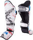8 Weapons Adults White Shin Guards
