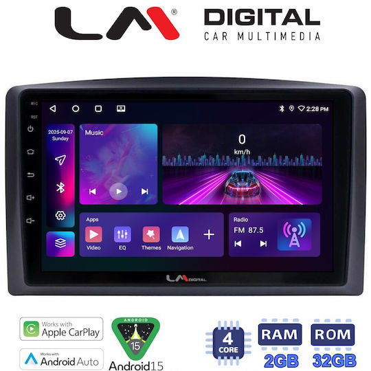 LM Digital Ηχοσύστημα Αυτοκινήτου για Mercedes-Benz Vito / Viano 2015 (Bluetooth/USB/WiFi/GPS/Apple-Carplay/Android-Auto)