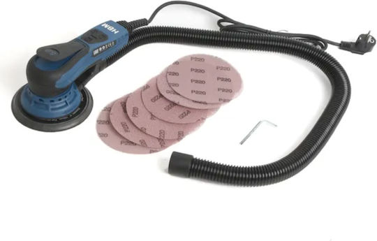 HBM Machines 10693 Eccentric Sander 150mm Electric 350W with Dust Suction System