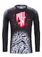Pull-In Mx Challenger Men's Motocross Long-Sleeved Riding Jersey Black Color