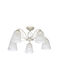 Inlight Chandelier 5xE27 with Crystals White 3107