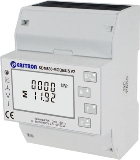 Eastron Eastron Digital Energy Analyzer for Electric Panel Rail Three-phase Modbus 282-000024-00