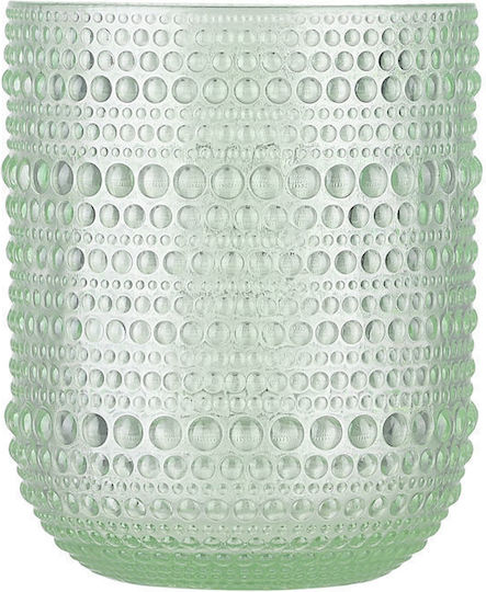 Estia Pahar de Apă Jos Dots din Sticlă 273ml Verde 07-39509