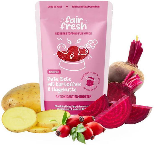 Fair Fresh Topping Wet Dog Food With Potatoes 200gr