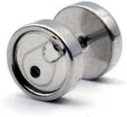 Cercei Capac Conservă F60033 Argintiu Cercei Capac Conservă F60033 Argintiu
