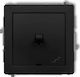 Karlik Recessed Wall Switch Black