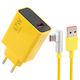 Handyladegerät mit USB-A Ausgangsanschlüsse und Kabel USB-C 67W Gelb (EDA007579901A)